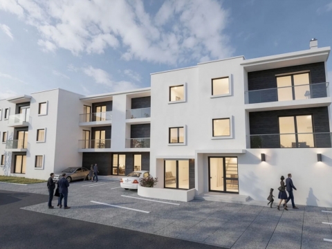 Kod 8260°° Crikvenica, moderní novostavba 2+kk s prostornou lodžií a parkovacím místem