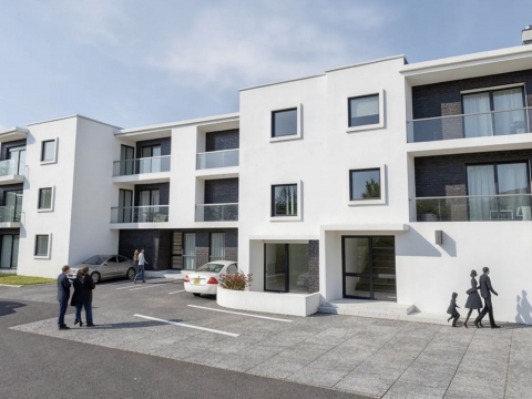 Kod 8260°° Crikvenica, moderní novostavba 2+kk s prostornou lodžií a parkovacím místem