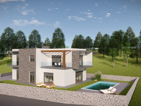 Kod 6820° Šmrika, app. 47m2 2+kk, novostavba s terasou